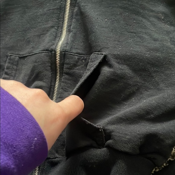 SHEIN Black Cropped Hoodie - Picture 7 of 7